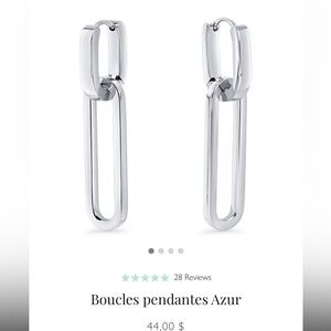 MIA Silver Drop Earrings